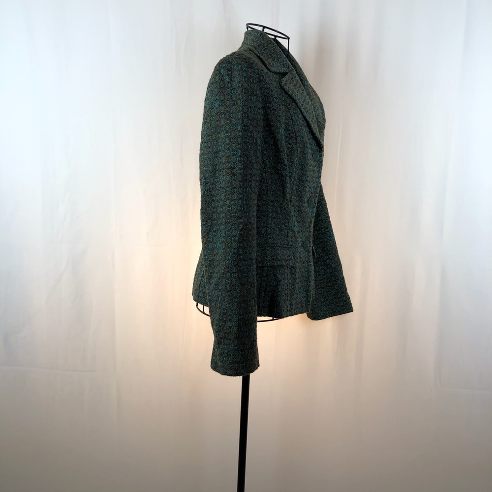 Sigrid Olsen Tweed Jacket Button Front Pockets 6 - image 6